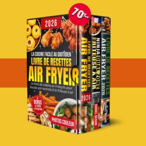 Livre de recettes Air Fryer + 2 BONUS